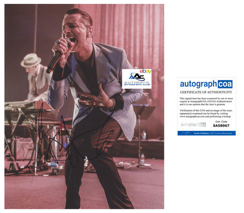 Dave gahan autografo firmato - gahan,