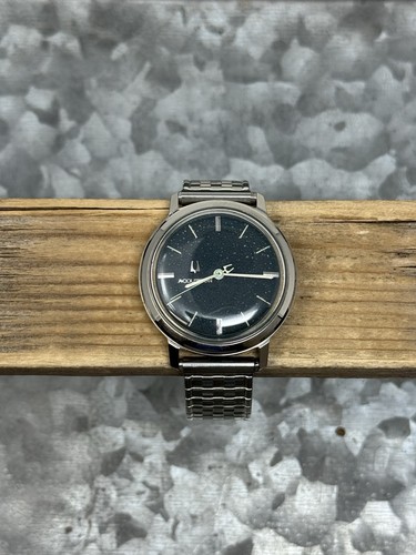 Bulova accutron 214 blue - bulova, blue/green