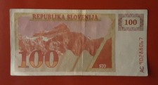 BANCONOTA 100 TOLARJEV 1990