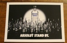 2948 CARTOLINA PUBBLICITARIA ABSOLUT VODKA COLLECTION
