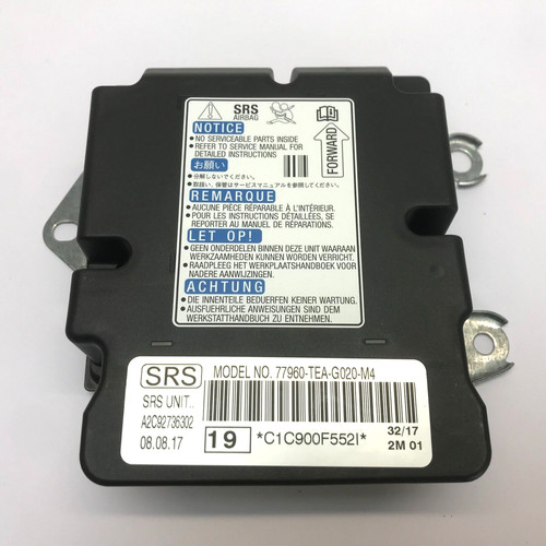 Modulo dati impatto crash