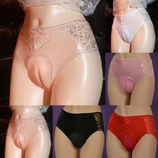 Slip uomo crossdresser pizzo