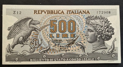500 lire aretusa decr - aretusa,