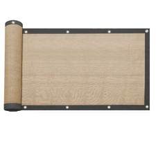 Frangivista Telo da Balcone Frangivento Oscurante Polietilente Beige Ombra 95%
