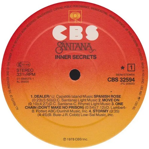 Santana inner secrets - santana, lp