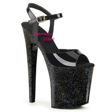 Sexy SANDALI GLITTER Tacco 20
