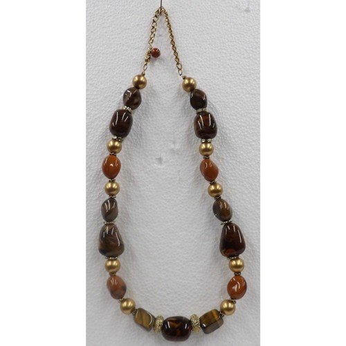 Collana vintage con - , perline