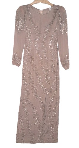 Abito vestito con - , perline