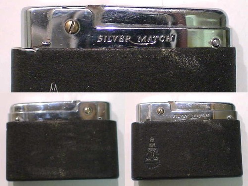 Briquet ancien silver match - silver,