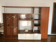 MOBILE PORTA TV TELEVISORE IN LEGNO NOCE ARTE POVERA STILE CLASSICO RUSTICO 