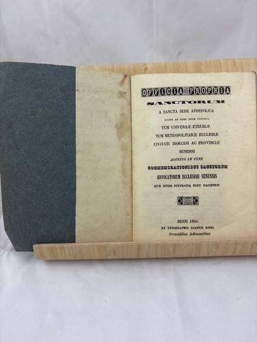 Antico libro 1845 officia - antico,