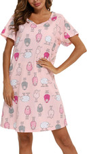 Camicia Da Notte Donna Cotone