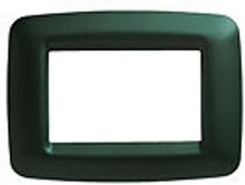 Placca 3 Posti Verde Racing Playbus Young ( GEWISS cod. GW32383 )