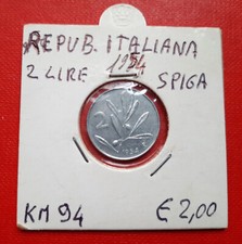 ITALIA 2 Lire 1954 Ulivo