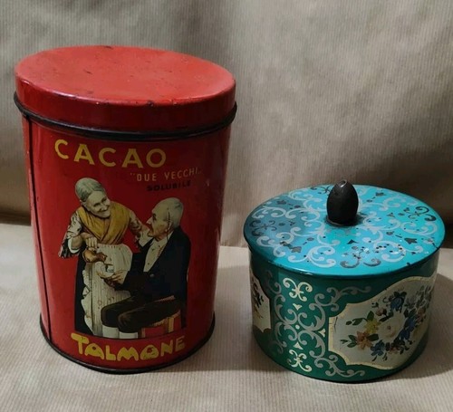 Scatola latta cacao talmone - scatola,