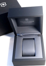 VICTORINOX- SCATOLA PER OROLOGIO-VINTAGE-CON CONTROSCATOLA-RARE WATCH BOX-CASE