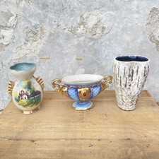 Coppia Vasi vintage ceramiche porcellane d'epoca