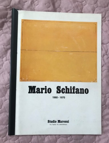Mario schifano studio marconi - ,