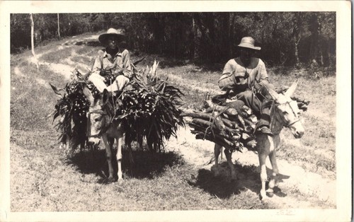 Cartolina rppc defender - cartolina, uomini