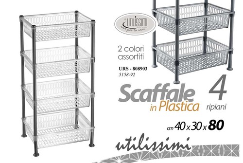 Scaffale mobile porta - scaffale, oggetti