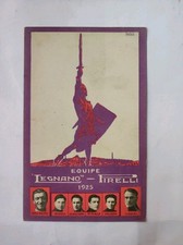 Cartolina D'epoca Pubblicitaria Illustrata ? Equipe Legnano Pirelli 