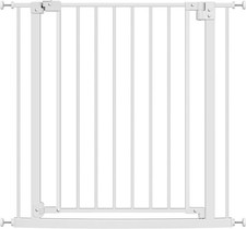 WOLTU Cancelletto di sicurezza recinto cancello scala apribile  taglia: 75-87cm