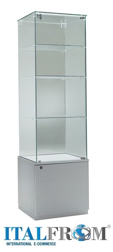 Vetrina con top cristallo - con,
