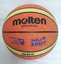 PALLONE "MOLTEN BGR5" MINIBASKET IN GOMMA NYLON