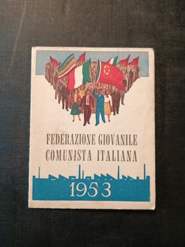 Italian communist youth card - italian,