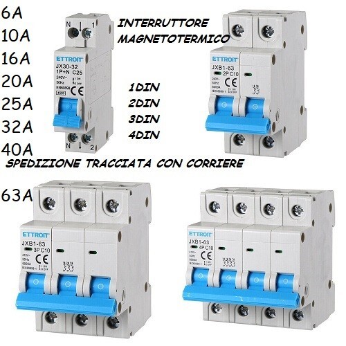 Interruttore magnetotermico