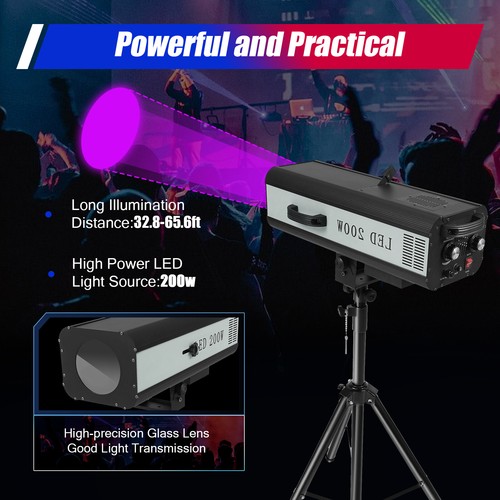 Led follow spot light stand - led,