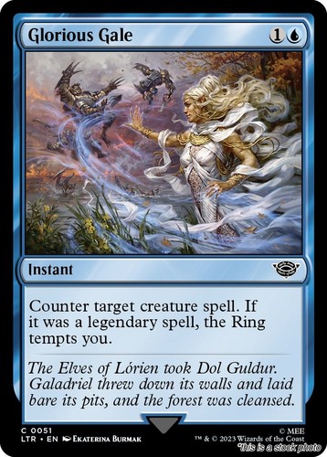 Mtg glorious gale card - gale,