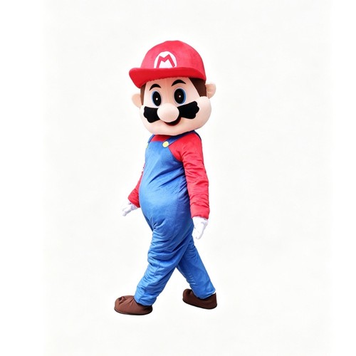 Costume mascotte mario - mascotte, adulto