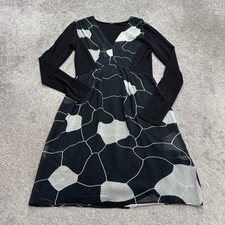 Abito midi astratto seta