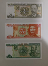 SERIE 3 Banconote da 1,3,5,pesos Centro America.       Tgs ,monete,banconote