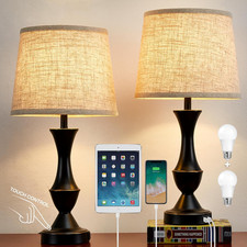 Upgraded Touch Table Lamps Set