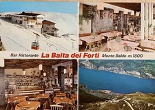 Cartolina Pubblicitaria Bar La Baita dei Forti Monte Baldo Malcesine Verona