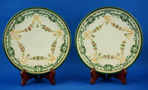 Coppia piatti ceramica - , liberty