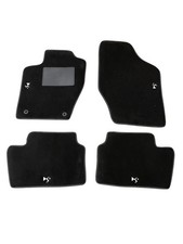 TAPPETI TAPPETINI MOQUETTE PER CITROEN DS4 DA 2015 AL 2022 benzina 2 FIX 4 LOGHI