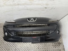B3068 Paraurti anteriore usato Peugeot 207 2006–2009 colore nero 9649581377