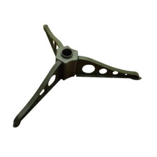 Supporto per albero di Natale nero di ricambio, facile da montare, base per