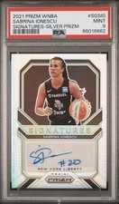 Sabrina Ionescu Auto Panini