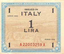 Italy  1   Lira   Series of