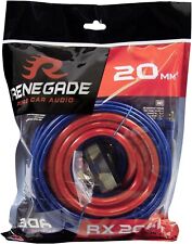 Renegade Kit Cavi Completo per Installazione Amplificatore REN20KIT 20mm² 60A