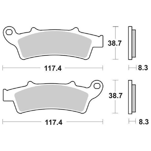 Pastiglie freno sbs 159hf - freno,