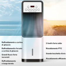 NUOVA Stufa Elettrica Portatile caldo/freddo con Telecomando 3 velocità  2025