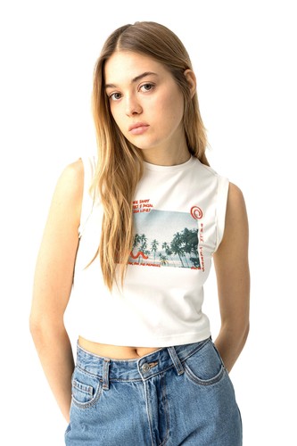 Canotta crop ragazza - , tiffosi