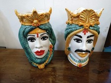 Coppia teste di moro in