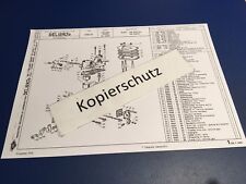 Piano Carburatore Fiat 850