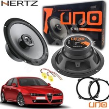 Kit 2 Casse Altoparlanti Hertz X165 Ant/Post per Alfa Romeo 159 dal 2005